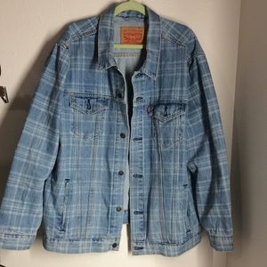 Levi Strauss plaid denim jacket